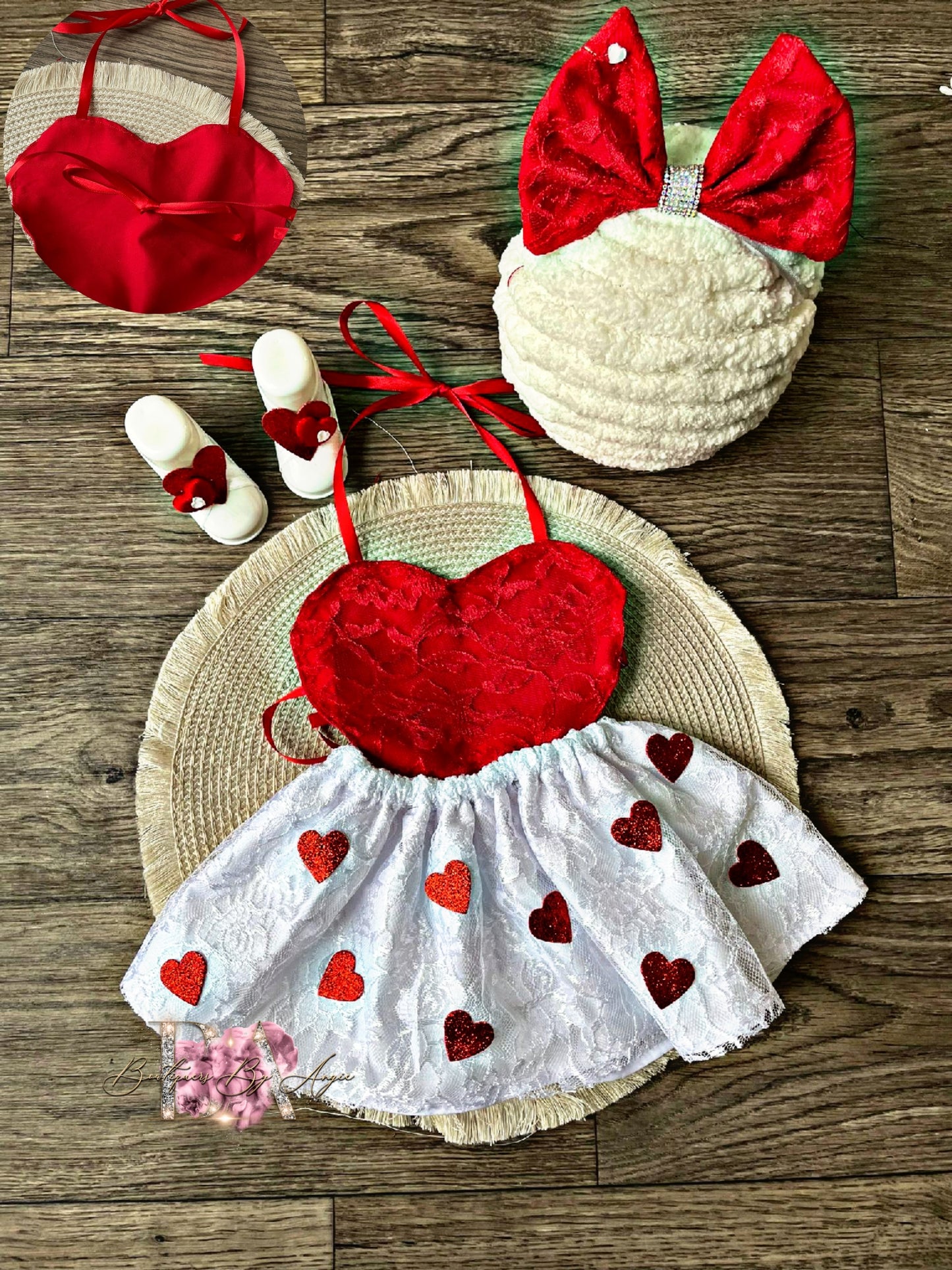 Red ❤️ heart Dress